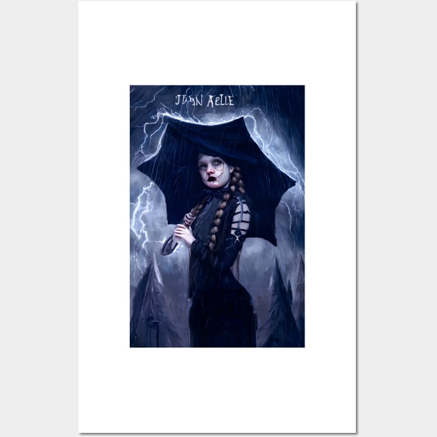 \Wednesday Addams Series Cover Recreated 2 Wall Art by AIPerfection